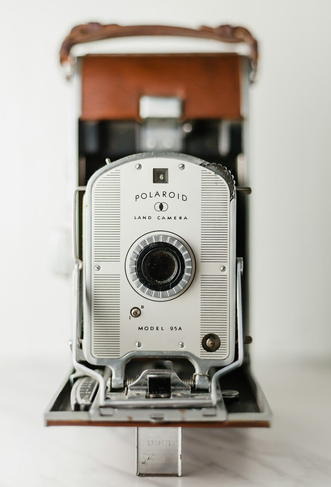 Vintage film and television camera on a studio floor