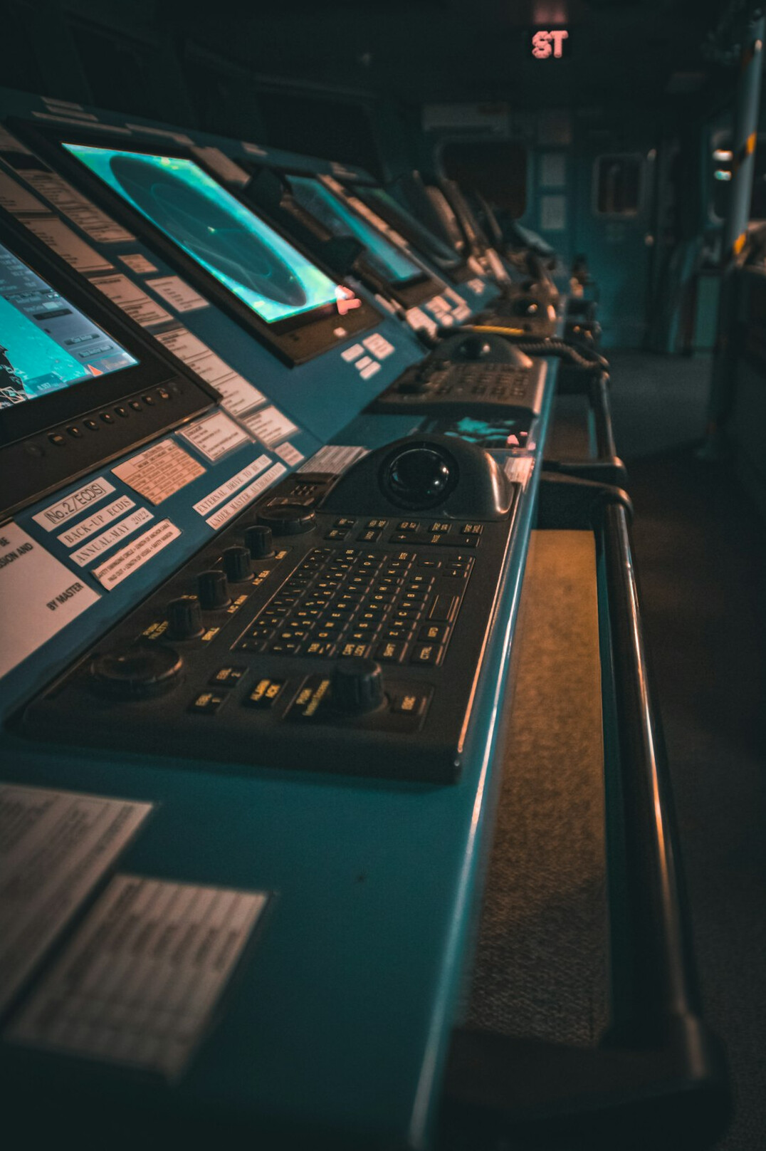 modern tv broadcast studio